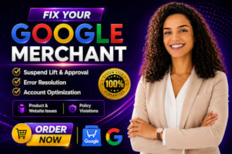 fix google merchant center suspension, misrepresentation or reinstate gmc