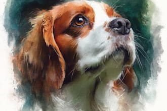 paint a portrait for your pet, any animal