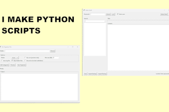 make a python script for you