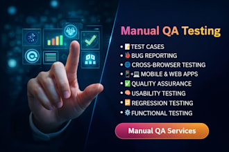 do manual QA testing, test case writing and bug reporting