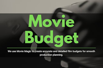 create movie magic budget for film, TV and screenplay