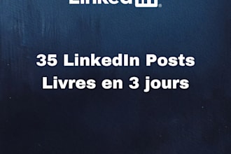 je redige des posts linkedin engageants