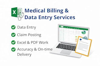 medical billing and data entry using excel