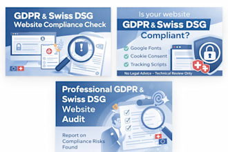 check your website for gdpr eu and swiss dsg privacy compliance