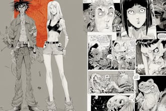 draw comic book illustration with comic book illustrator