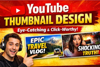design clickbait youtube thumbnails that boost CTR