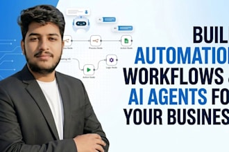 build n8n automation workflows and ai agents for your business