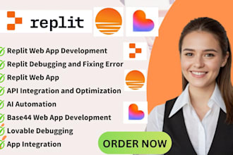 build and fix replit and base44 web apps, apis, and ai apps