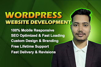 make custom coded website using php or wordpress and laravel