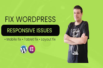 fix wordpress responsive issues and mobile layout problems