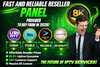setup stable reseller panel, strong8k, trex, mega ott, fox, sup panel