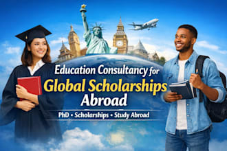 offer professional education consulting to get a scholarship in abroad