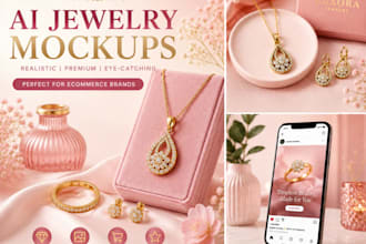 create realistic ai jewelry mockups and product images
