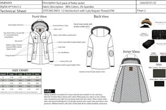 create fashion tech packs ready for manufacturing