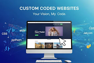 make custom coded website for your business