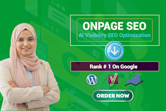 optimize on page SEO for higher rankings and traffic