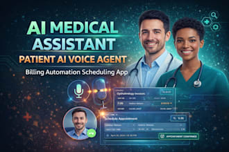 do ai medical assistant patient ai voice agent billing automation scheduling app