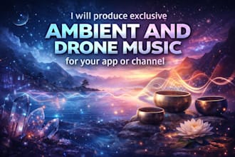 produce exclusive ambient music for your app or channel