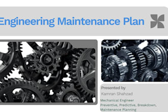create preventive maintenance plan for industrial equipment