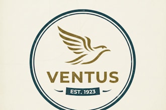 design a vintage minimalist brand logo with timeless elegance