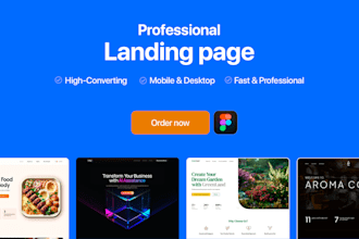 design a high conversion landing page