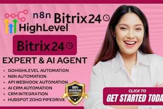 gohighlevel bitrix24 ghl close io zoho crm pipedrive hubspot n8n ai automation