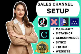 setup matrixify metashop cedcommerce syncx blockify tidio ads facebook website