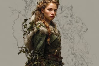 design an  fantasy illustration