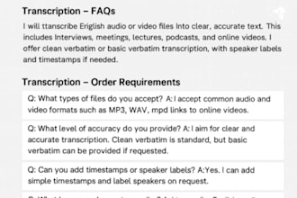 transcribe audio or video into accurate text