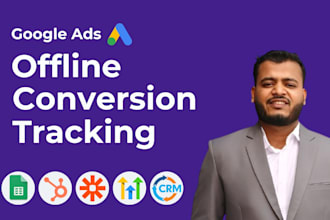 setup facebook and google ads offline conversion tracking via gclid, zapier