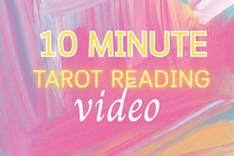 do 10 minute video tarot reading