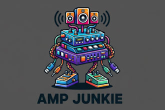 make electronics mascot logo design with unlimited review