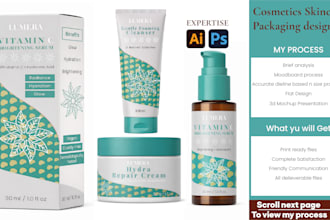 design packaging for skincare, cosmetics and beauty brand
