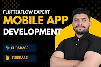 build flutterflow app, figma to flutterflow, firebase mobile app developer