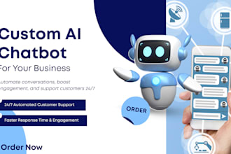 build ai customer support chatbot for your business website or platform