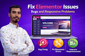 fix elementor issues bugs and responsive problems in wordpress