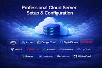set up and configure AWS azure gcp digitalocean and others cloud servers