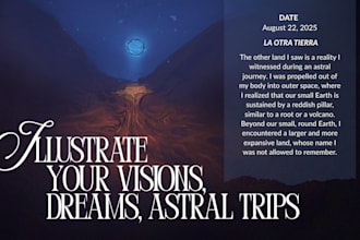 illustrate your lucid dreams and astral projection