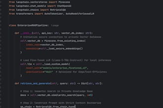 build custom generative ai models, rag, and nlp solutions