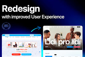 redesign your website to improve the UI and UX