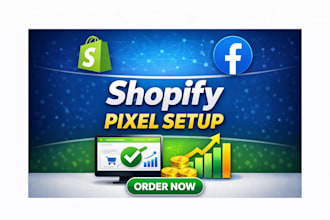setup facebook pixel and conversion tracking on your shopify store
