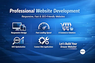 build a professional website with full functionality