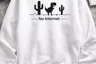 create t shirt design and do professional merchandise graphic tee