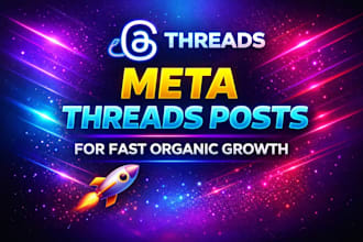 write engaging meta threads posts for fast organic growth