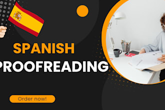 do a pro spanish word proofread