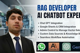 develop a custom rag system and ai chatbot for your private data