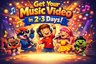 make children songs for cartoons and animations