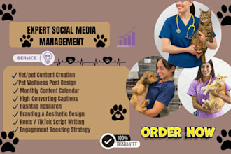 manage vet clinic pet grooming and pet store social media professionally