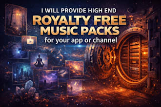 provide 100 royalty free music tracks from my studio vault