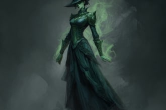draw horror and dark fantasy illustrations